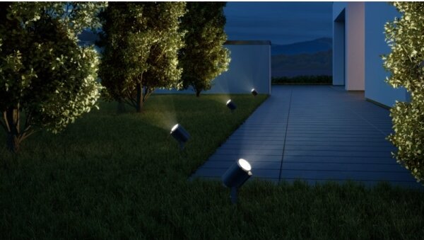 STEINEL 058685 - LED Venkovní lampa se senzorem SPOT GARDEN 1xGU10/7W/230V IP44