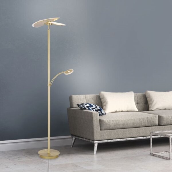 Paul Neuhaus 673-60- LED Stmívatelná stojací lampa ARTUR 2xLED/21W/230V+LED/6W