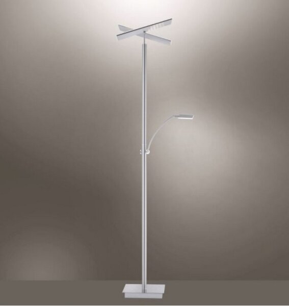 Paul Neuhaus 687-55 - LED Stmívatelná stojací lampa ARTUR 2xLED/27W + LED/6W