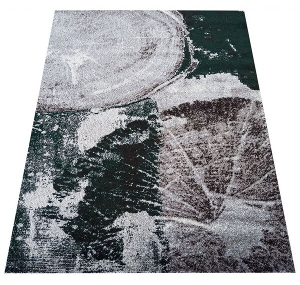 Makro Abra Kusový koberec moderní OTTO 04 Abstraktní šedý zelený Rozměr: 120x170 cm