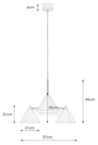 Markslöjd 108077 - Lustr na lanku KLINT 4xE14/40W/230V bílá