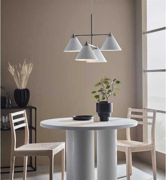 Markslöjd 108077 - Lustr na lanku KLINT 4xE14/40W/230V bílá