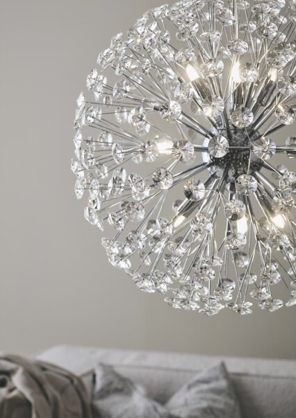 Markslöjd 108101 - Křišťálový lustr na lanku BOLID 9xG9/20W/230V