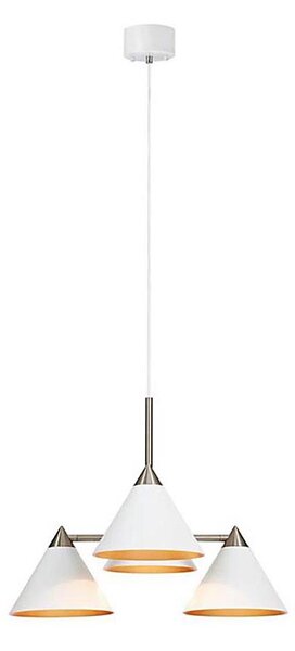 Markslöjd 108077 - Lustr na lanku KLINT 4xE14/40W/230V bílá