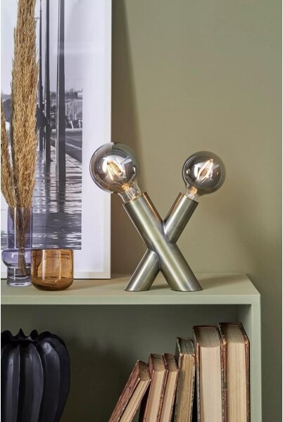 Markslöjd 108053 - Stolní lampa SIMUL 1xE27/40W + 1xE14/40W/230V zlatá