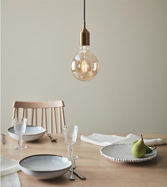 Markslöjd 108098 - Lustr na lanku BRONX 1xE27/60W/230V bronzová