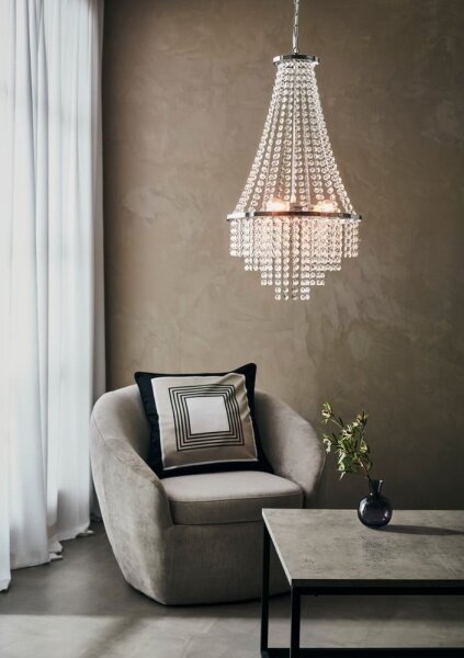 Markslöjd 108125 - Křišťálový lustr na řetězu ALLINGTON 3xE14/25W/230V