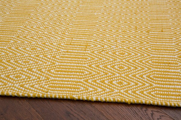 Makro Abra Moderní kusový koberec Sloan Mustard hořčicový Rozměr: 200x300 cm