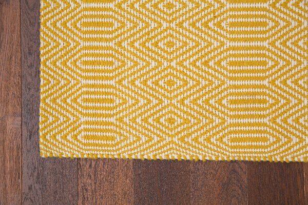 Makro Abra Moderní kusový koberec Sloan Mustard hořčicový Rozměr: 200x300 cm