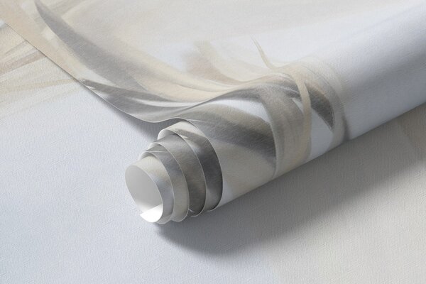 Fototapety Vysoké, suché stébla trávy s péřovitými vrcholy v tlumených tónech, měkké, zamlžené modré a bílé, Fototapety příroda, w09652 : uwalls.cz