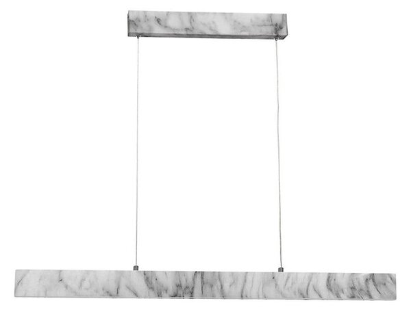 LED Lustr na lanku PIERCE LED/18W/230V bílá/šedá