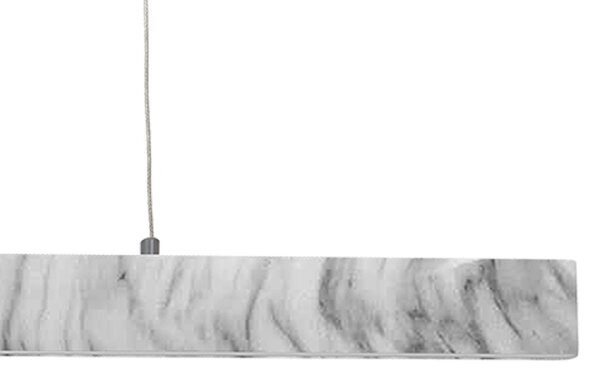 LED Lustr na lanku PIERCE LED/18W/230V bílá/šedá