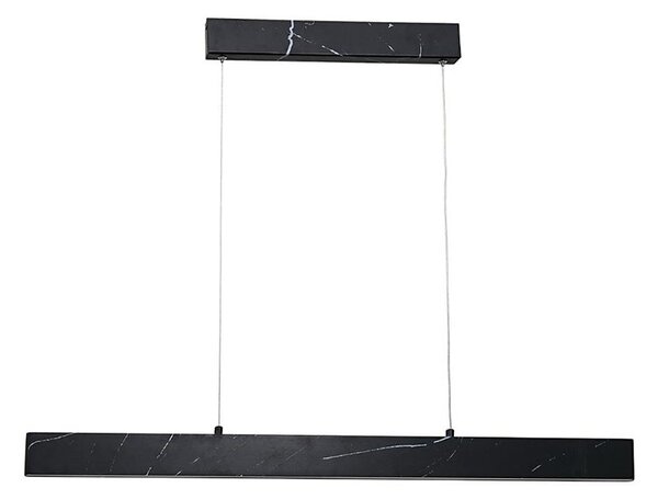 LED Lustr na lanku PIERCE LED/18W/230V černá
