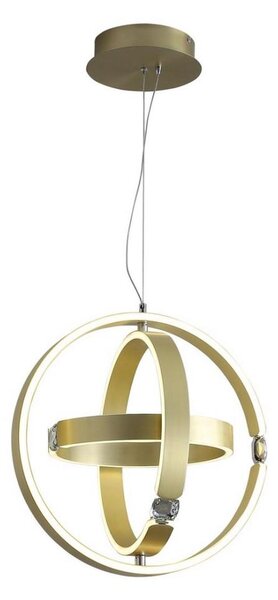 LED Křišťálový lustr na lanku SIRIUS LED/80W/230V