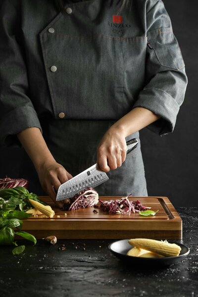 Santoku nůž XinZuo Li X04 7"