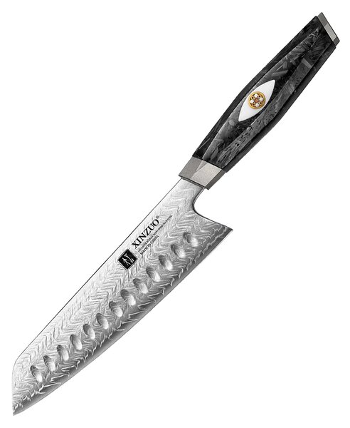 Santoku nůž XinZuo Li X04 7"