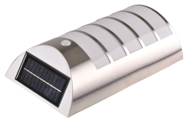 LED Solární nástěnné svítidlo se senzorem SAFFO LED/3,7V 2000 mAh IP44