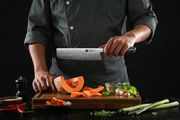 Nakiri nůž XinZuo Li X04 7"