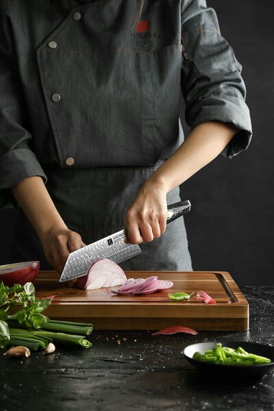 Šéfkuchařský nůž Bunka XinZuo Li X04 7"