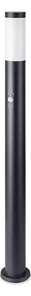 Venkovní lampa se senzorem 1xE27/60W/230V IP44 110cm černá