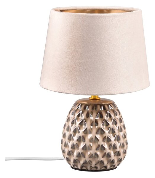 Béžová stolní lampa (výška 27 cm) Ariana – Reality