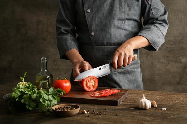 Santoku nůž XinZuo Zhen X05Z 7"