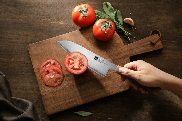 Santoku nůž XinZuo Zhen X05Z 7"
