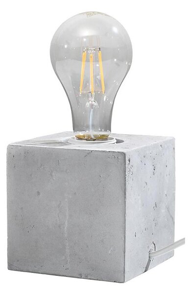 Sollux SL.0683 - Stolní lampa ABEL 1xE27/60W/230V beton