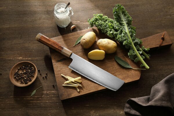 Nakiri nůž XinZuo Zhen X05Z 7"