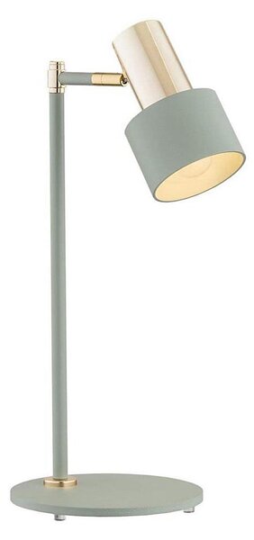 Argon 4276 - Stolní lampa DORIA 1xE27/15W/230V zelená/mosaz