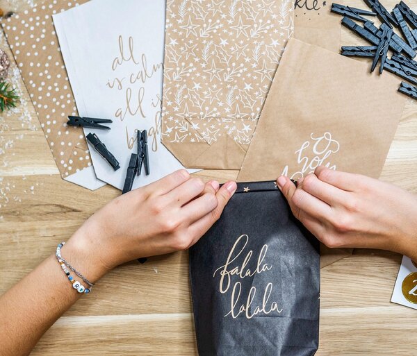 Papierdrachen Adventní kalendář DIY - Holly Night PPD110