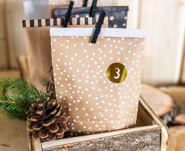 Papierdrachen Adventní kalendář DIY - Holly Night PPD110