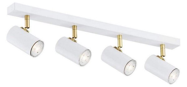 Argon 1689 - Bodové svítidlo LAGOS 4xGU10/5W/230V bílá/zlatá