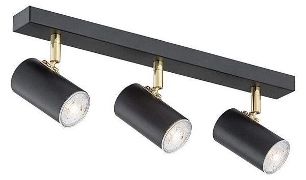 Argon 1476 - Bodové svítidlo LAGOS 3xGU10/5W/230V černá/mosaz