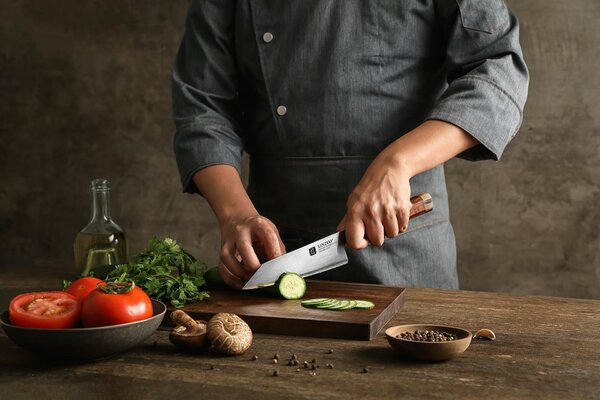 Šéfkuchařský nůž Bunka XinZuo Zhen X05Z 6.5"