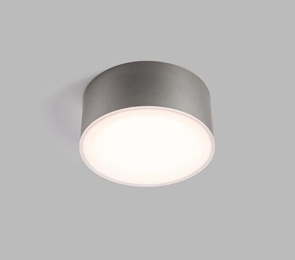 LED2 - LED Stropní svítidlo BUTTON LED/17W/230V stříbrná