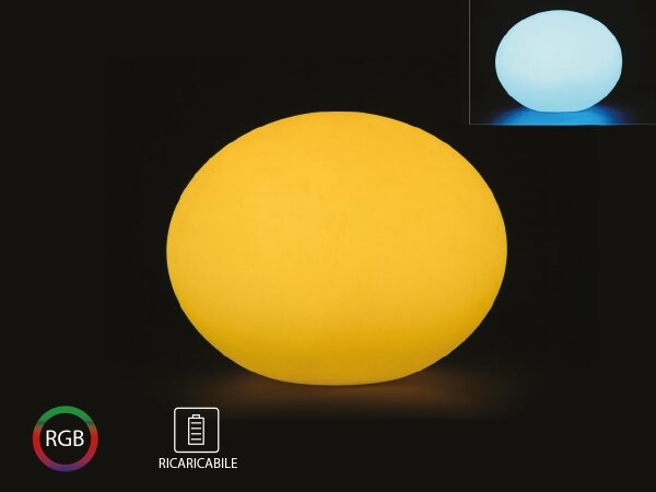 LED RGB Stmívatelná venkovní lampa LED/1W/5V 1000 mAh 20cm IP67 + DO