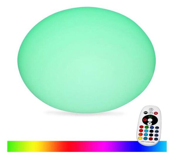 LED RGB Stmívatelná venkovní lampa LED/1W/5V 1000 mAh 20cm IP67 + DO