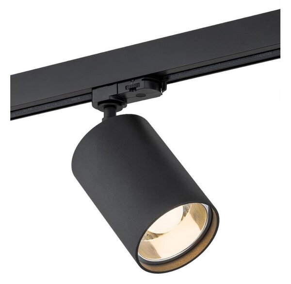 Argon 4306 - Bodové svítidlo do lištového systému BERGEN 1xE27/15W/230V černá