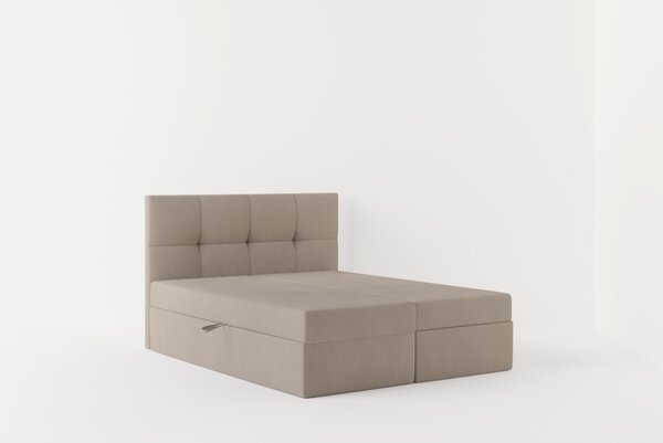 Boxspringová postel 140x200 MOSELA 1 - béžová