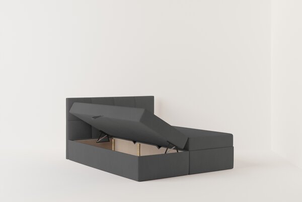 Boxspringová postel 140x200 MOSELA 1 - šedá
