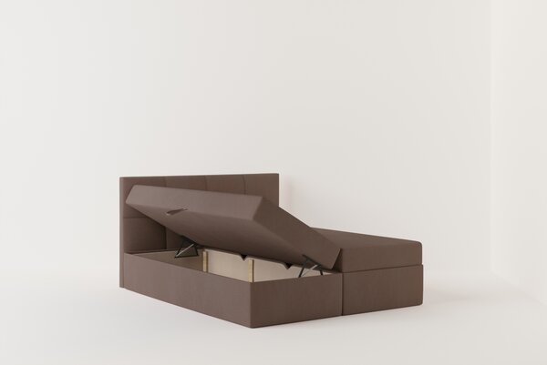 Boxspringová postel 160x200 MOSELA 1 - hnědá