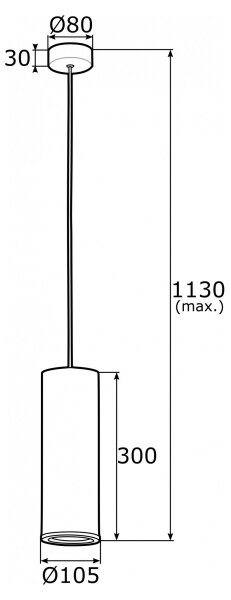 Argon 4246 - Lustr na lanku LINEA 1xE27/15W/230V mosaz/černá