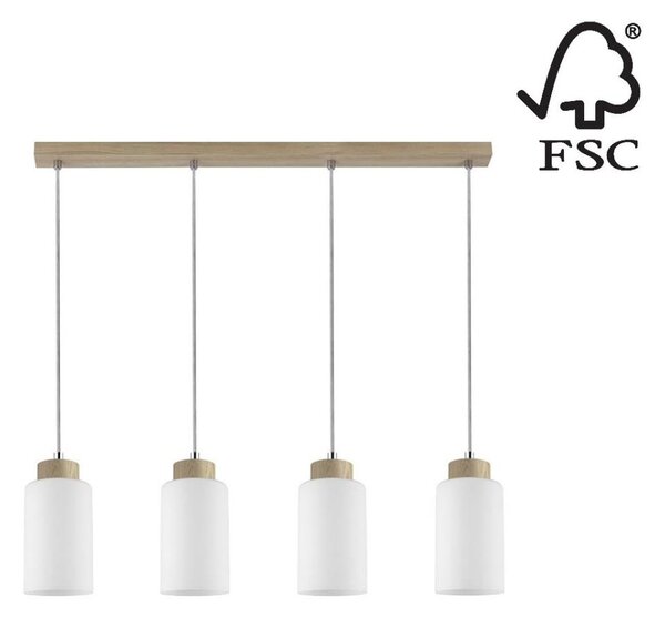 Spot-Light 1720474 - Lustr na lanku BOSCO 4xE27/60W/230V