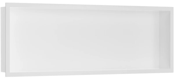 Zápustná polička/nika s okrajem do obkladu - bílá matná - 90x30x10 cm