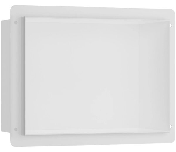 Zápustná polička/nika do obkladu - bílá matná - 30x20x10 cm