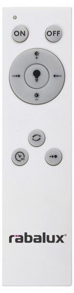 Rabalux - LED Stmívatelné stropní svítidlo LED/38W/230V bílá + DO 3000-6500K