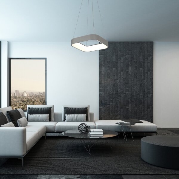 Rabalux - LED Stmívatelný lustr na lanku LED/28W/230V hranatý 3000-6000K + DO