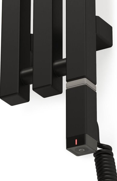 Oltens Stang (s) elektrický radiátor 180x13 cm černá mat 55124300