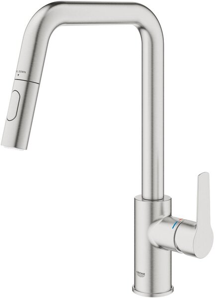 Grohe Start kuchyňská baterie stojící ušlechtilá ocel 30631DC0